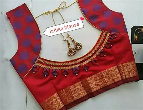 Pin by Kritika Kaushal on blause desgine | Patch work blouse designs ...