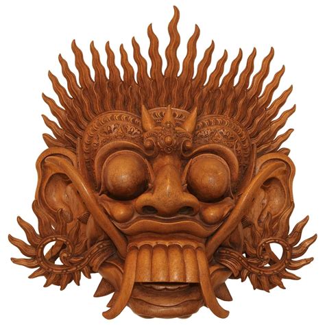 Finely Carved Bali Barong Mask | From a unique collection of antique ...