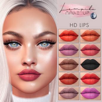 Second Life Marketplace - Lempika - 10 Lipstick Matte GENUS