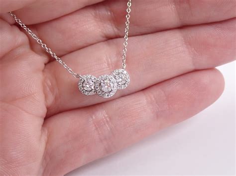 Round Diamond Cluster Pendant