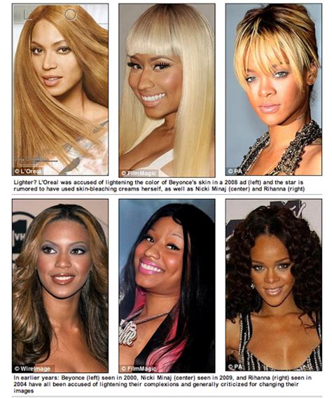 Bleaching Skin Before And After Beyonce