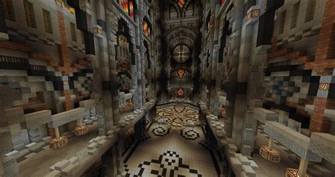 [MEGABUILD] Huge Cathedral with interior : Minecraft