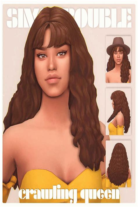 Sims 4 Curly Hair Cc Maxis Match Happy Living - Vrogue