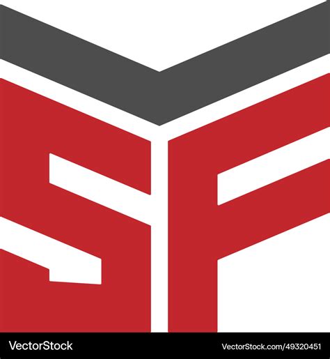 Msf logo design Royalty Free Vector Image - VectorStock