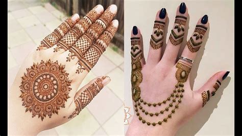 Easy Mehndi Tattoo Designs For Hands - Designs Mehndi Hands Simple Beautiful Henna Easy Hand ...