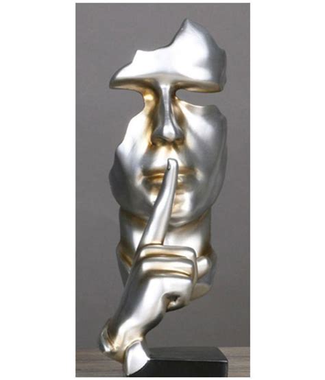 banesco Silver Acrylic Sculptures - Pack of 1: Buy banesco Silver ...