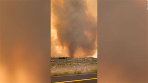 A rare fire tornado spotted near a blaze in California - CNN