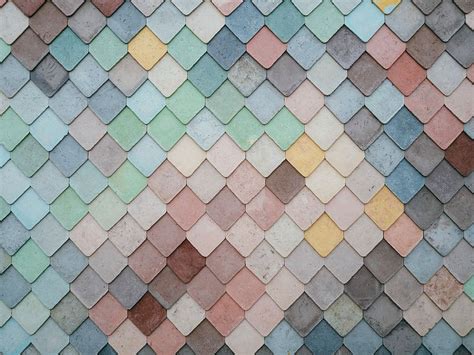 multicolored wall tiles, tile, pattern, pastel, wall, mosaic, colour, color | Piqsels