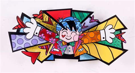 Romero Britto – Hug – Eden Fine Art Gallery