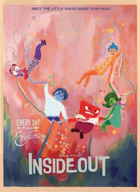 an advertisement for disney's inside out