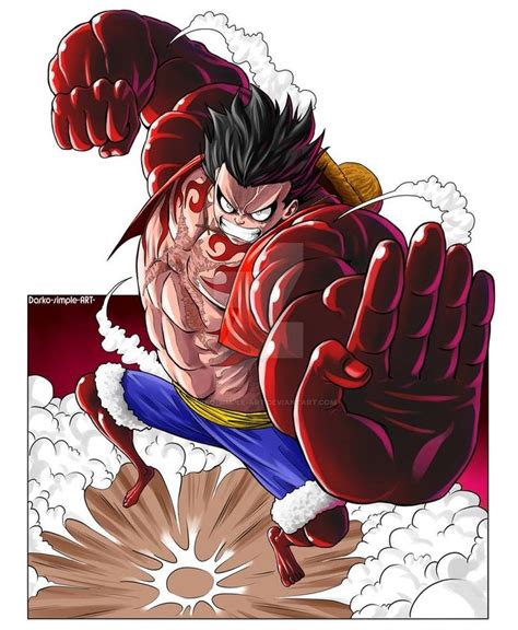 Monkey D. Luffy Gear 4 by Darko-simple-ART on DeviantArt | Luffy gear 4 ...