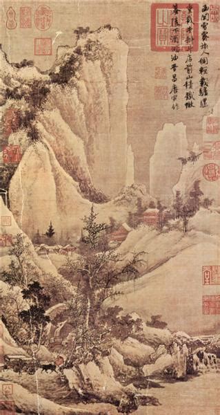 Clearing after Snow on a Mountain Pass, 1507 - Tang Yin - WikiArt.org