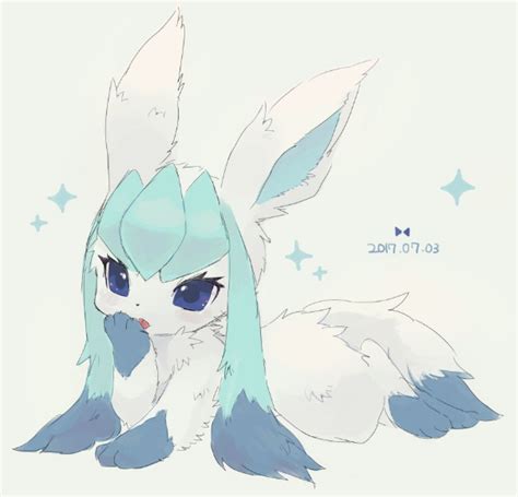 Extremely Cute Glaceon | Pokemon eeveelutions, Cute pokemon pictures ...