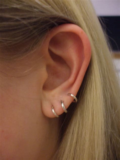 Pin by Natalie Banks on just me, myself, and I | Triple lobe piercing, Ear lobe piercings, Lobe ...