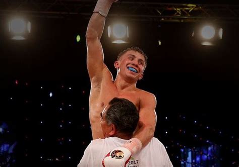 golovkin celebrates win - ProBoxing-Fans.com