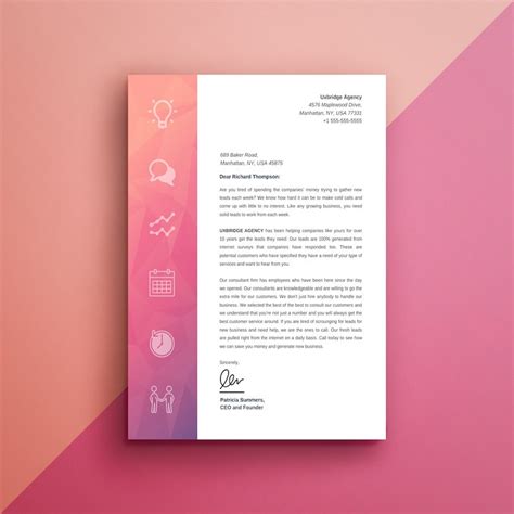 23 Business Letterhead Templates + Branding Tips - Venngage | Blog Hồng