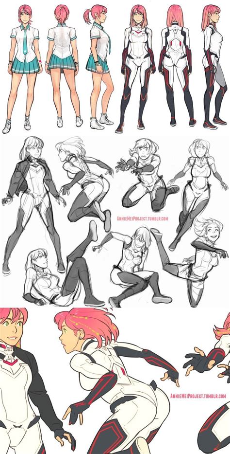 annie mei | Character design references, Concept art characters, Character design