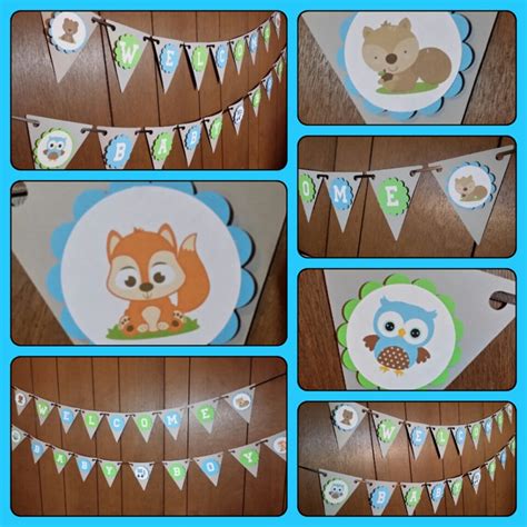 Babyshower Banner Welcome Baby Boy - Etsy