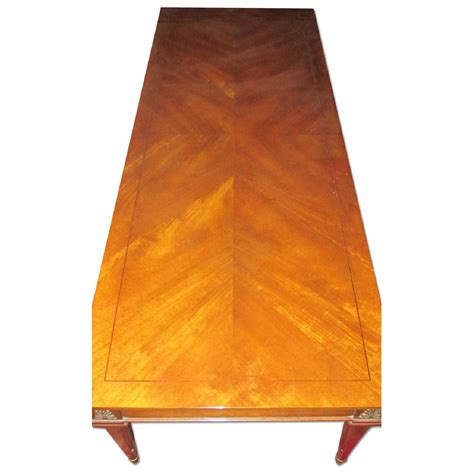 Wood Rectangular Coffee Table - AptDeco