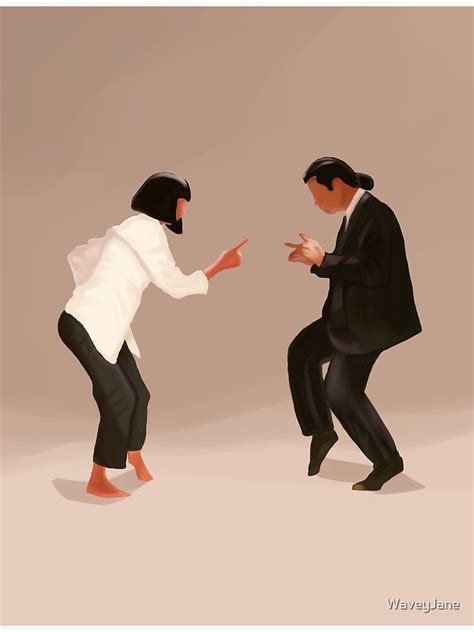 "Pulp Fiction - Twist Scene" Poster for Sale by WaveyJane | Redbubble