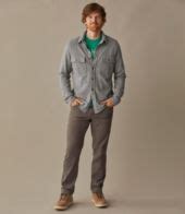 Men's Washed Cotton Double-Knit Chamois Shirt, Long-Sleeve | Shirts at L.L.Bean
