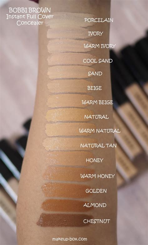 Bobbi Brown Concealer Kit Swatches