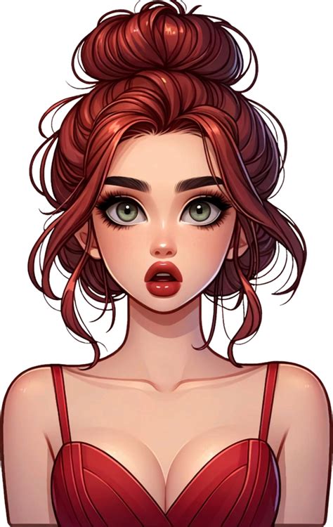 AI generated Comic Style Pop girl surprised Clipart. This versatile design is ideal for prints ...