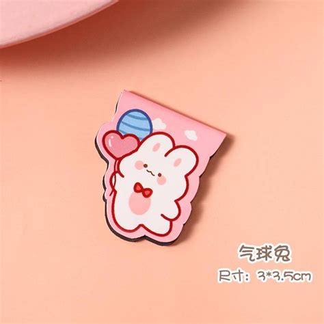 Cartoon Magnetic Bookmark Cartoon Book Page Clip Student Cute Folding Magnet Bookmarks ...