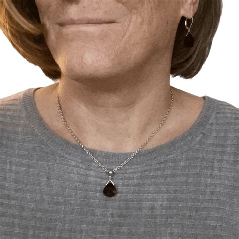 Jet Black Swarovski Crystal Necklace with Swarovski Necklace Extender - Creative Jewelry by Marcia