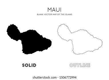 264 Maui Outline Images, Stock Photos & Vectors | Shutterstock