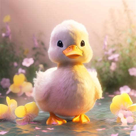 Baby Duck AI Art, Cute Duck Printable Wall Art Set, Nursery Digital ...