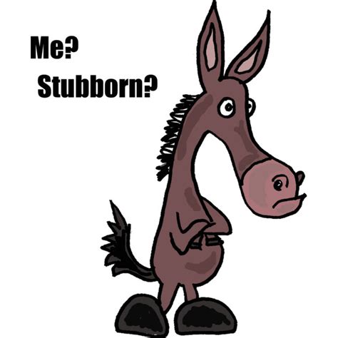 Funny Stubborn Mule Cartoon T Shirt By SmileToday Design By Humans
