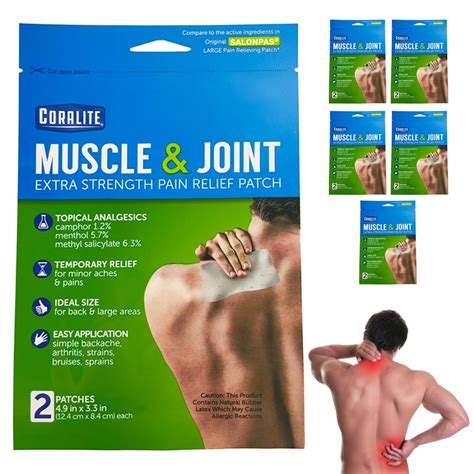 12 Pain Relief Patches Arthritis Back Waist Muscle Joint Shoulder External Aches - Walmart.com