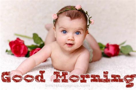 Cute Good Morning Baby Images Pics Whatsapp Free Download | Best Status Pics