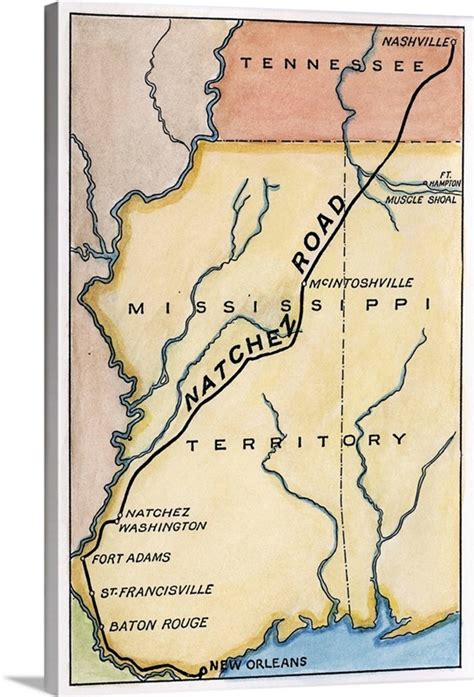 Natchez Trace, 1816 | Great Big Canvas