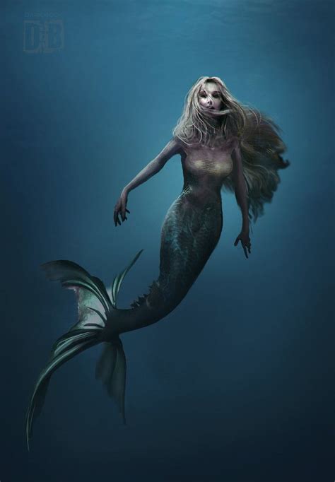 mermaid by wert23.deviantart.com on @DeviantArt | Code di sirene, Creature magiche, Arte sirenetta