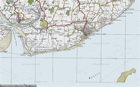 Historic Ordnance Survey Map of Jaywick, 1921