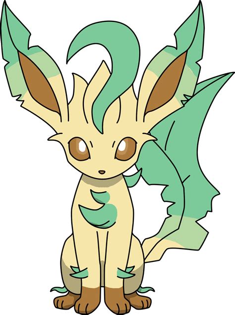 Leafeon Sitting PNG by ProteusIII on DeviantArt | Pokemon, Pokemon ...