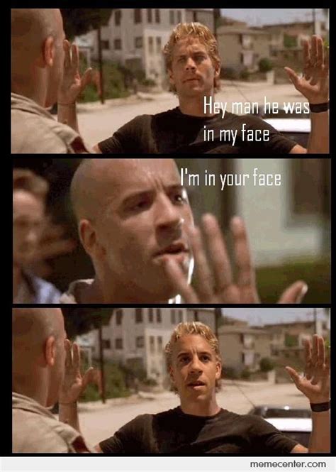 Aggressive Vin Diesel - Meme Guy