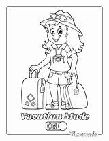 Free Summer Coloring Pages For Kids & Adults sketch template