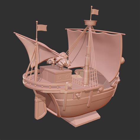 STL file One Piece Going Merry Pirates ship 🏴‍☠️・3D print object to download・Cults