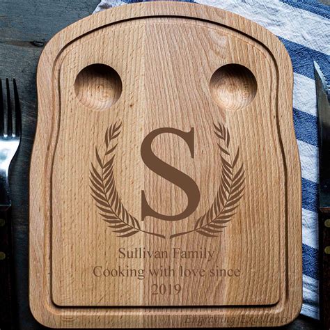Personalised Breakfast Chopping Board - Design 1 – Engraving Excellence