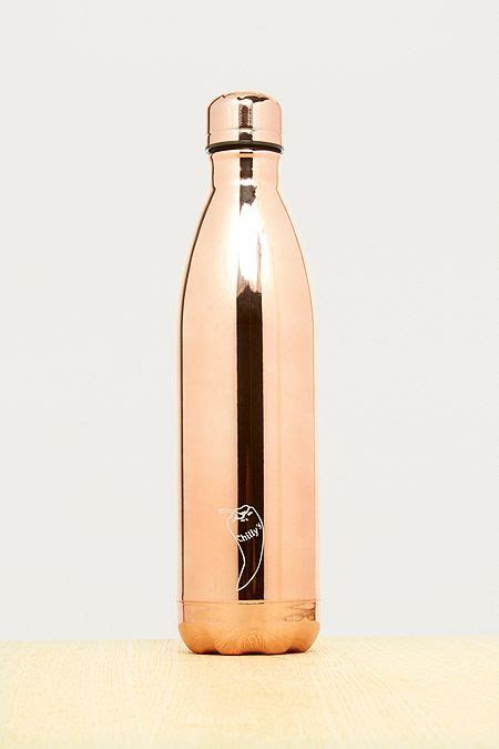 Chilly’s Rose Gold 750ml Stainless Steel Water Bottle | Bottle, Water bottle, Metal water bottle