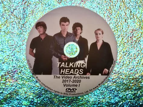 Talking Heads and David Byrne Video Archives DVD 1979-2021 Volume I ...