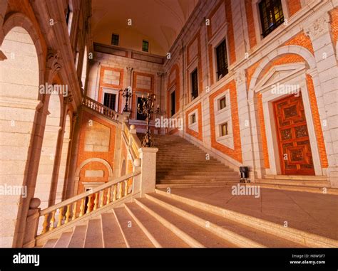 Spain, Castile La Mancha, Toledo, Interior view of the Alcazar de Toledo Stock Photo - Alamy