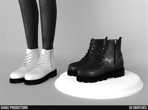 The Sims Resource - 977 - Leather Boots (Female) | Sims 4 cc shoes, Mod shoes, Sims 4 clothing
