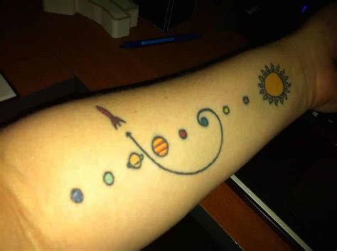 45 Space Tattoo Designs For Astronomy and Science Fiction Lovers -DesignBump