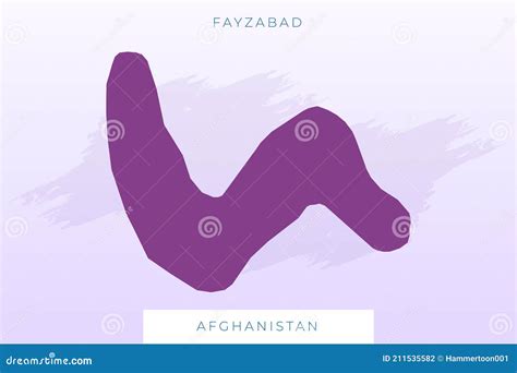 National Map Of Badakhshan Outline, Badakhshan Map Outline, Map Vector, Black, | CartoonDealer ...