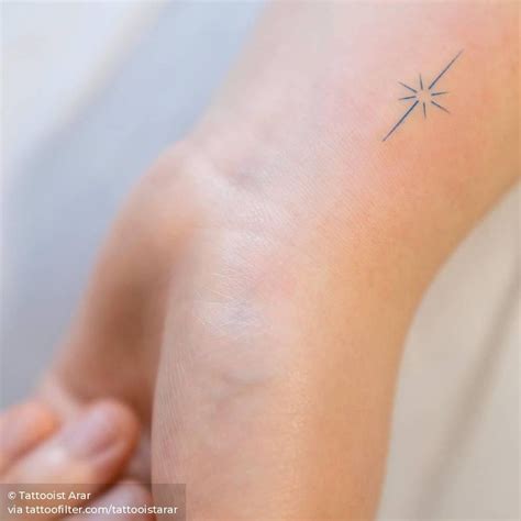 Small star tattoos on the wrist. Star Tattoo On Wrist, Small Star Tattoos, Tiny Wrist Tattoos ...
