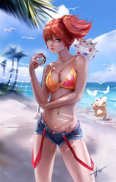 ArtStation - Misty fan art Pokemon 1st Generation